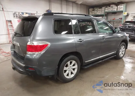2013 Toyota Highlander Se V6 from USA, damaged, VIN 5TDBK3EH6DS256360